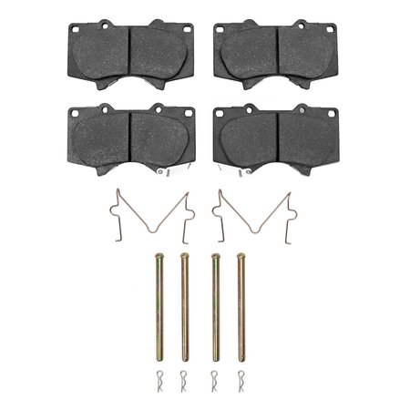 DYNAMIC FRICTION CO 3000 Ceramic Brake Pads and Hardware Kit, Low Dust, Low Copper Ceramic, 100% Asbestos-free, Front 1310-0976-01